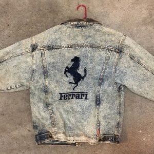 Vintage Ferrari Denim Jacket